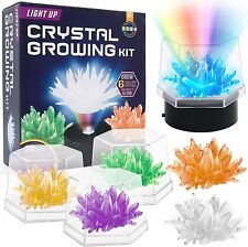 Crystal Growing Science Experimental Kit Light Up Experiments DIY STEM Toy Gifts picture