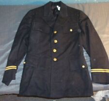 1938 VINTAGE US ARMY WOOL OFFICERS DRESS FORMAL JACKET W/ AWARDS 34 REG  picture