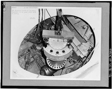 Main Coolant Pump Replacement Nuclear Reactor Maintenance 1970s Photo picture