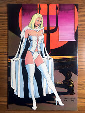 X-MEN CLASSIC 7 GORGEOUS BACK COVER OF WINTER FROST MARVEL COMICS 1987 VINTAGE picture