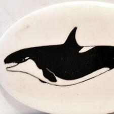 1980 Save Orca Killer Whales Greenpeace Climate Change Protest Pinback picture