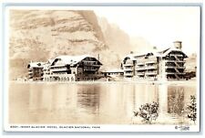 c1930's Many Glacier Hotel Glacier National Park MT RPPC Photo Vintage Postcard picture