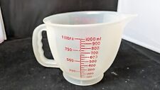 Vintage Tupperware 4 Cup 32 Ounce 1 Liter Measuring Cup Pitcher With Handle 1288 picture