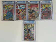 X-MEN #1 CGC 9.8 A B C D & E Complete Set/Lot of 5 Jim Lee Marvel Comics 1991 picture