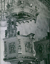 Pulpit from the 18th century, Enånger's ancient... - Vintage Photograph 2355866 picture
