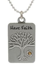 Mustard Seed Necklace, Tree of Life Necklace, Faith Necklace, Christian Necklace picture