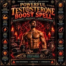 Testosterone Boost Spell - Masculine Energy & Vitality Witchcraft | Strength, Dr picture