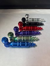 4" METAL TOBACCO SMOKING HAND PIPE DOUBLE CHAMBER WITH LID AND SCREENS picture