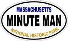 5x3 Oval Minute Man National Historic Park Sticker Car Truck Bumper Cup Decal picture