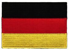 GERMAN FLAG PATCH embroidered iron-on GERMANY EMBLEM Deutschland Aufnäher NEW picture