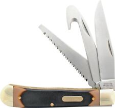 Schrade Old Timer 69Ot Premium Trapper Gut Hook Saw Blade Folding Pocket Knife picture