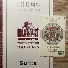 Available Tokyo Station 100th Anniversary Suica IC Card limited with Mount picture