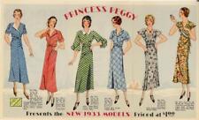 1933 Woman's Fashion Advertising Brochure 