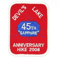 2008 Devil's Lake State Park 45th Sapphire Anniversary Patch Baraboo Wisconsin picture