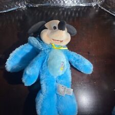 DISNEY Store Exclusive Patch Mickey Mouse Easter Bunny Plush 17