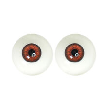 1Pairs 33mm(Brown) Half Round Eyeballs Realistic Acrylic Fake Eyes for Halloween picture