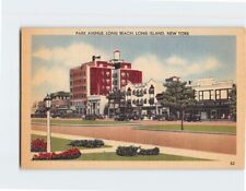 Postcard Park Avenue Long Beach Long Island New York USA picture