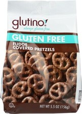 Glutino Pretzels Gluten Free Fudge Covered 5.5 oz, Pack of 2 picture
