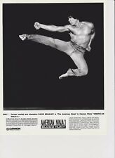 1989 Press Photo Actor David Bradley in AMERICAN NINJA 3: BLOOD HUNT picture