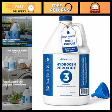 3% Food Grade Hydrogen Peroxide (1 Gallon) - No Added Stabilizers - Made in The picture