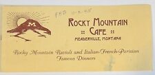 Meaderville MT Montana Rocky Mountain Cafe Ravioli Italian French Parisian Ad picture