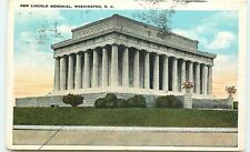 Postcard DC Washington Lincoln Memorial 1927 used  PC2199 picture