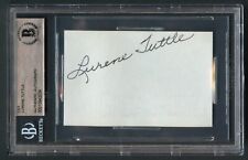 Lurene Tuttle d1986 signed autograph 2x3 cut Actress First Lady of Radio BAS picture