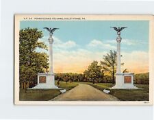 Postcard Pennsylvania Columns Valley Forge Pennsylvania USA picture