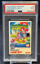 Super Mario Land 2 1993 Amurol Nintendo Game Boy Tips 8 PSA 9 MINT POP 3 Highest picture