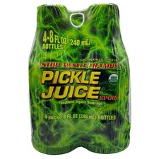 Pickle Juice Liquid Sport Drink, Stops Cramps, 8 oz, 4 Pack picture