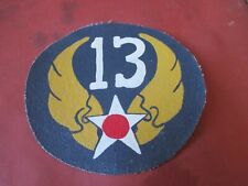 WWII USAAF 13 TH AAF HEADQUARTERS FLIGHT JACKET PATCH (A) picture