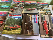 Lot Of 50 Mixed NOVA TIMES Car Nostalgic Nova Chevy Automobile Magazines picture