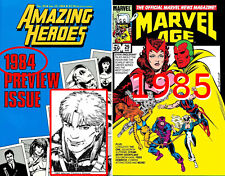 Amazing Heroes #39 1st Preview Longshot 1.5 YEARS before #1 OR Marvel Age 29 picture