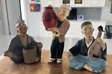 Vintage S/3 RARE Norcrest Japanese Asian Figurines Musicians #480 ~ Mint picture