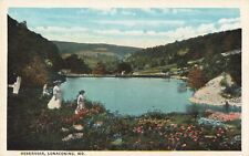 Lonaconing MD Maryland, Reservoir Girls Flowers, Vintage Postcard picture