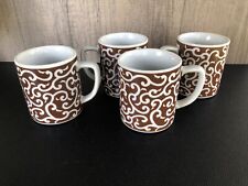Lot Of 4 Vintage Takahashi San Francisco ADAM Coffee Mug Tea Cup Set Japan picture