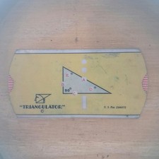 Vintage Triangulator Trigonometry Easy Slide Rule Calculator picture