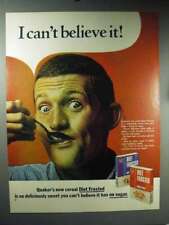 1965 Quaker Diet Frosted Cereal Ad - Can't Believe It picture