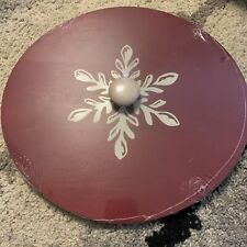 Longaberger 2010 Holiday Hostess HH Large Falling Snow Basket Red Lid #51216 picture