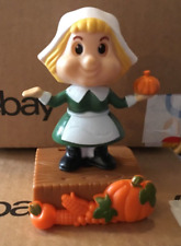 Solar Power Dancing Thanksgiving PILGRIM LADY Toy picture