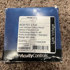 Acuity Controls nLight NCM PDT 9 RJB Ceiling Mount PIR 360° Low Voltage Sensor picture