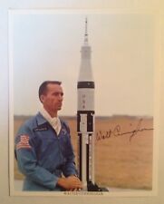 Astronaut Walter Cunningham Autographed Official NASA Apollo 7 Photograph picture