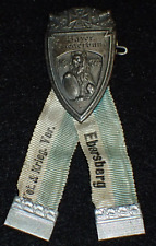 WWI Imperial German Iron Cross Veteran Pin Badge 'Kriegerbund 1874' - Ebersberg picture
