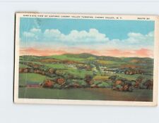 Postcard Bird's-Eye View of Historic Cherry Valley Turnpike Cherry Valley NY USA picture