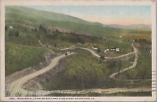 Postcard Main Road Looking East and Blue Ridge Mountains VA  picture