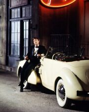 Roddy McDowall 8x10 real Photo in tuxedo posing by car picture