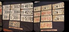 20 Barn find Antique Vintage Texas Rustic License plate Decor Embossed lot BULK picture