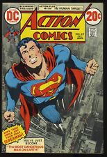 Action Comics #419 VF+ 8.5 Neal Adams Cover 1st Human Target DC Comics 1972 picture