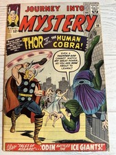Journey Into Mystery #98 (1963) 1st Appearance Human Cobra - Thor picture