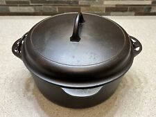 Vintage #8 Griswold 1278 Cast Iron Tite Top Dutch Oven Self Basting Lid Restored picture